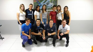 Encerramento da 1ª turma de 2016 do curso para Comissário de Voo em Itápolis.